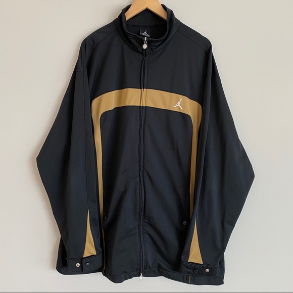 Jordan Other - Air Jordan Polyester Full Zip Jacket Men's 3XL Black/Tan